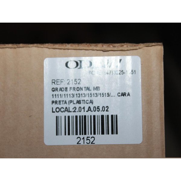 GRADE FRONTAL MB 1111/1113/1313/1513/1515/ CARA PRETA (PLASTICA)