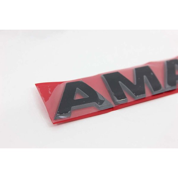 EMBLEMA 'AMAROK' PRETO 10/15