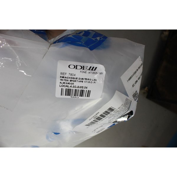 PARA-CHOQUE DIANTEIRO L200 TRITON SPORT HPE 17/18 C/ F/ ALARGADOR